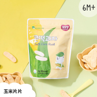 【韓爸田園日記】玉米片片系列 6個月以上 幼兒 兒童 老人 零食 天然健康 非油炸品 100%玉米 無麩質 磨牙餅