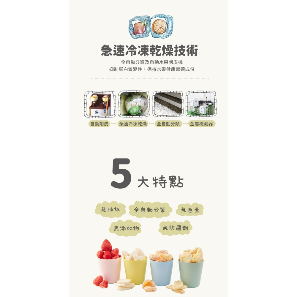 【韓爸田園日記】寶寶乾水果片系列 水梨 蘋果 草莓 蜜柑 藍莓 天然 無添加糖 韓國產地 急速冷凍乾燥-細節圖8