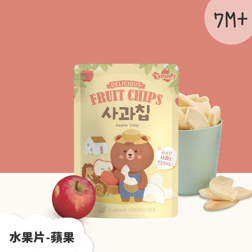 【韓爸田園日記】水果嘉年華(10入組) 果片草莓*2/蘋果*1/水梨*1/蜜柑*1、優格餅乾藍莓*2/草莓*2/蘋果*1-細節圖2