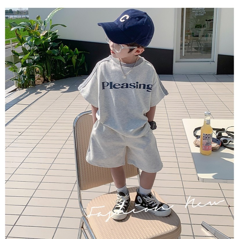 男童短袖兩件套-細節圖2