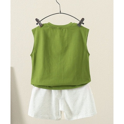 無袖背心＋運動短褲兩件套 👦-細節圖4