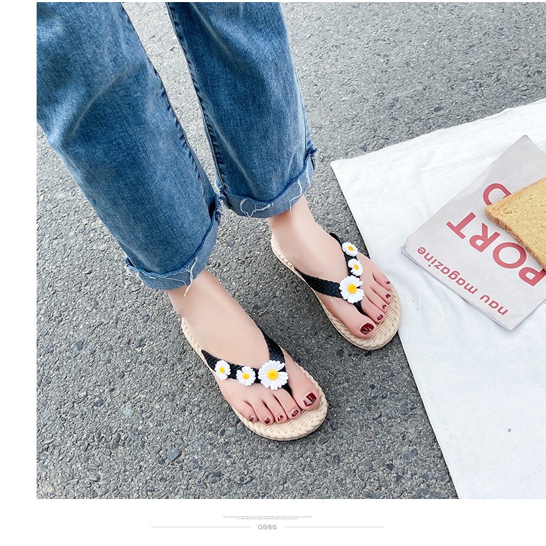 三朵花花夏日人字拖-細節圖2