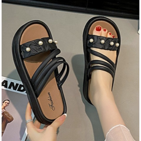 珍珠小香風兩穿拖鞋 🌸-細節圖4