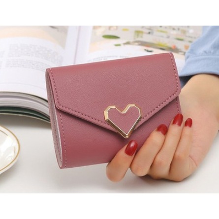 心形短款三折簡約小錢包 💘-細節圖5