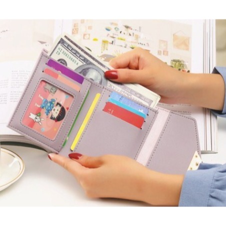 心形短款三折簡約小錢包 💘-細節圖6