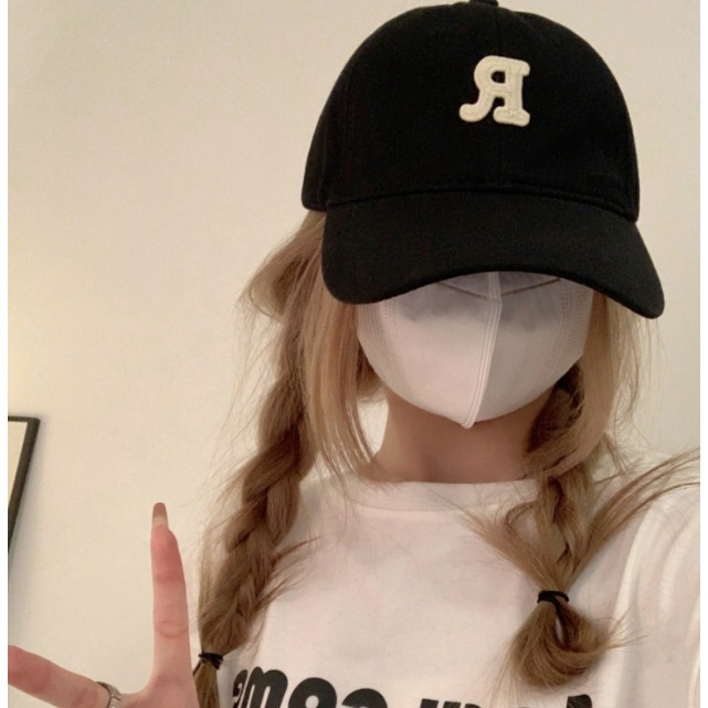韓版高級感R字刺繡棒球帽🧢-細節圖3