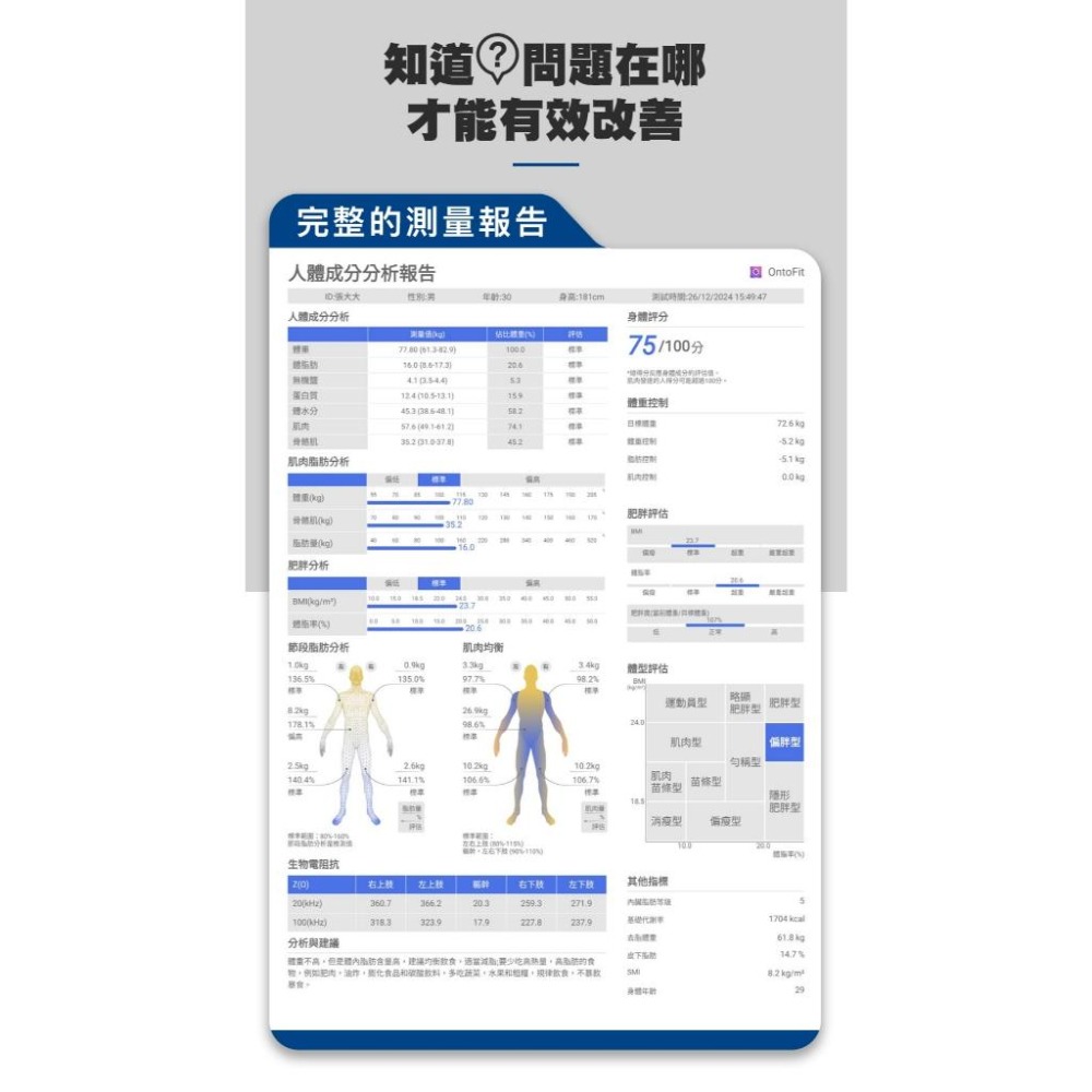 限時下殺『IOT FatScale 全域電極智能體脂秤 TreasHunter』體重機 體脂機 健康【小知足賣場】-細節圖9