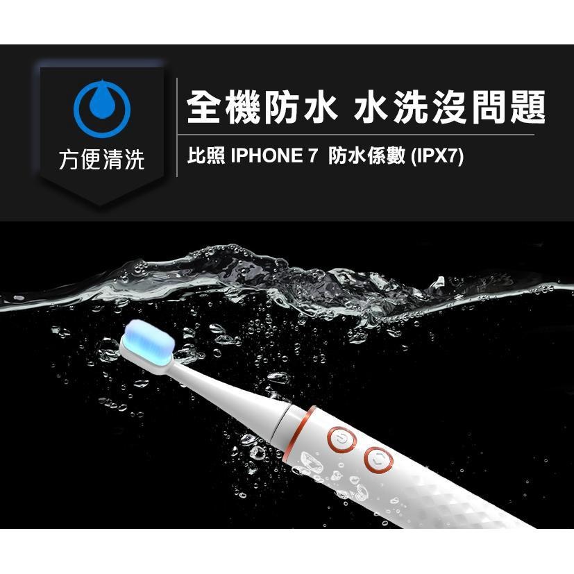 現貨『未來實驗室 Cold White 冷光白齒刷』電動牙刷 牙齒美白 潔牙 冷光 超音波 防水【小知足賣場】-細節圖5