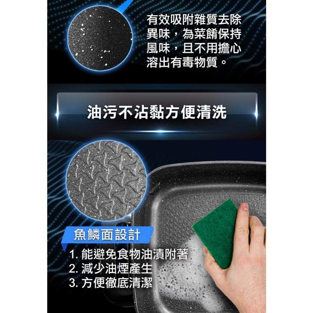 現貨【小知足賣場】Future Lab 未來實驗室 UNIVERSALPOT plus 滿漢電火鍋 麥飯石鍋-細節圖9