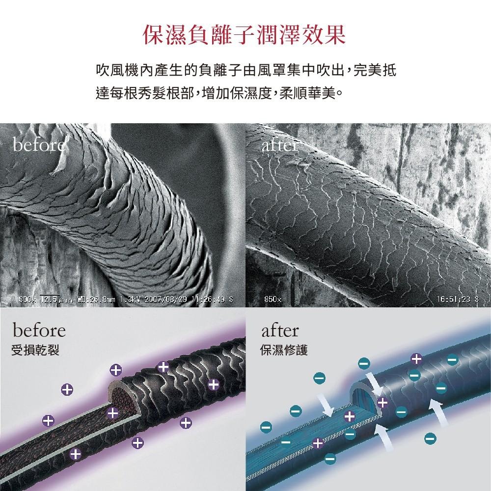 現貨 『TESCOM TID2200 防靜電大風量吹風機』白 速乾 長髮必備 保濕 公司貨【小知足賣場】-細節圖5