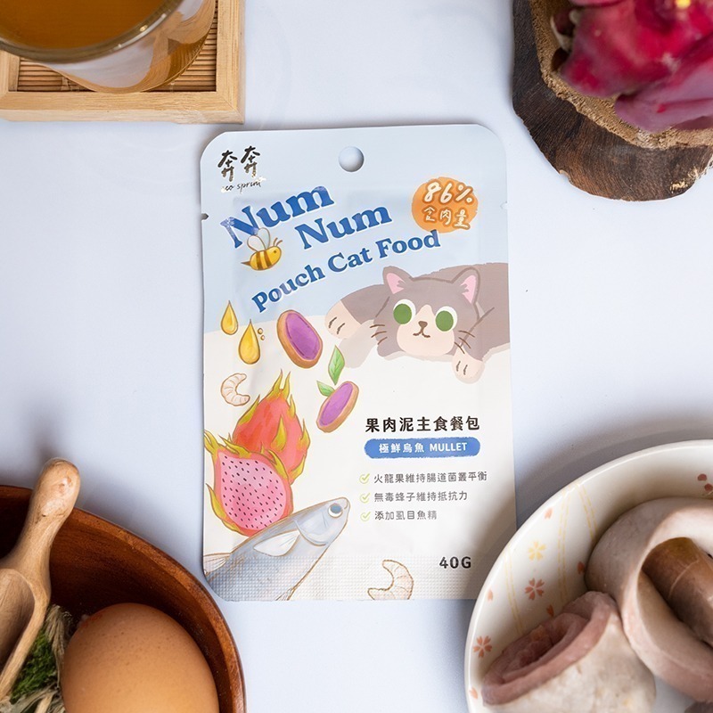 【Eco Sprint 奔奔】綜合多入組 (固定口味)｜果肉泥貓咪主食餐包｜90%高含肉量 貓主食 無膠無榖-規格圖4