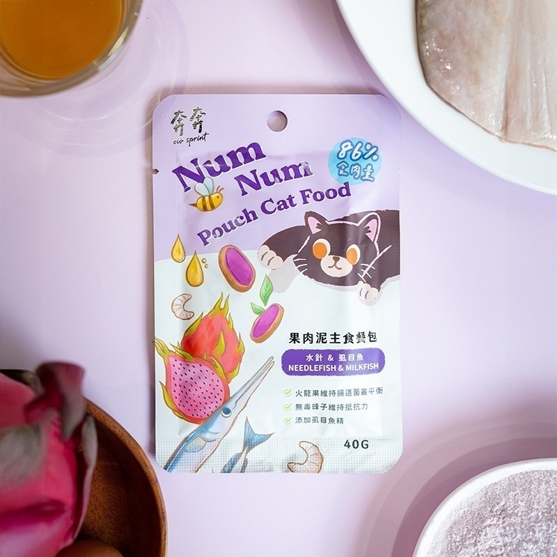 【Eco Sprint 奔奔】綜合多入組 (固定口味)｜果肉泥貓咪主食餐包｜90%高含肉量 貓主食 無膠無榖-規格圖4