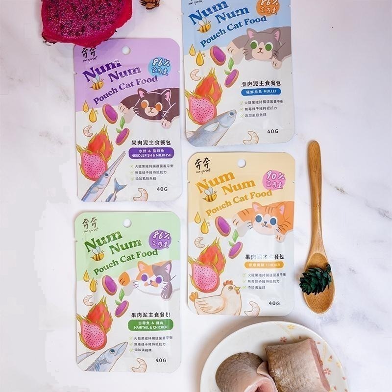 【Eco Sprint 奔奔】任選口味｜果肉泥貓咪主食餐包｜90%高含肉量 貓主食 無膠無榖-細節圖4