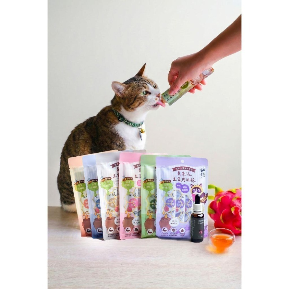 【Eco Sprint 奔奔】果果泥主食肉泥條｜台灣綠蜂膠 貓主食 無膠 無調味劑 無澱粉料-細節圖3