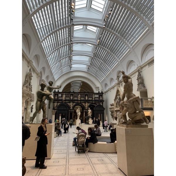 『英國代購🇬🇧/現貨』V&A Museum 維多利亞美術館 帆布包 帆布袋 倫敦 VA 托特包 千鳥格 千鳥紋 睡蓮-細節圖6