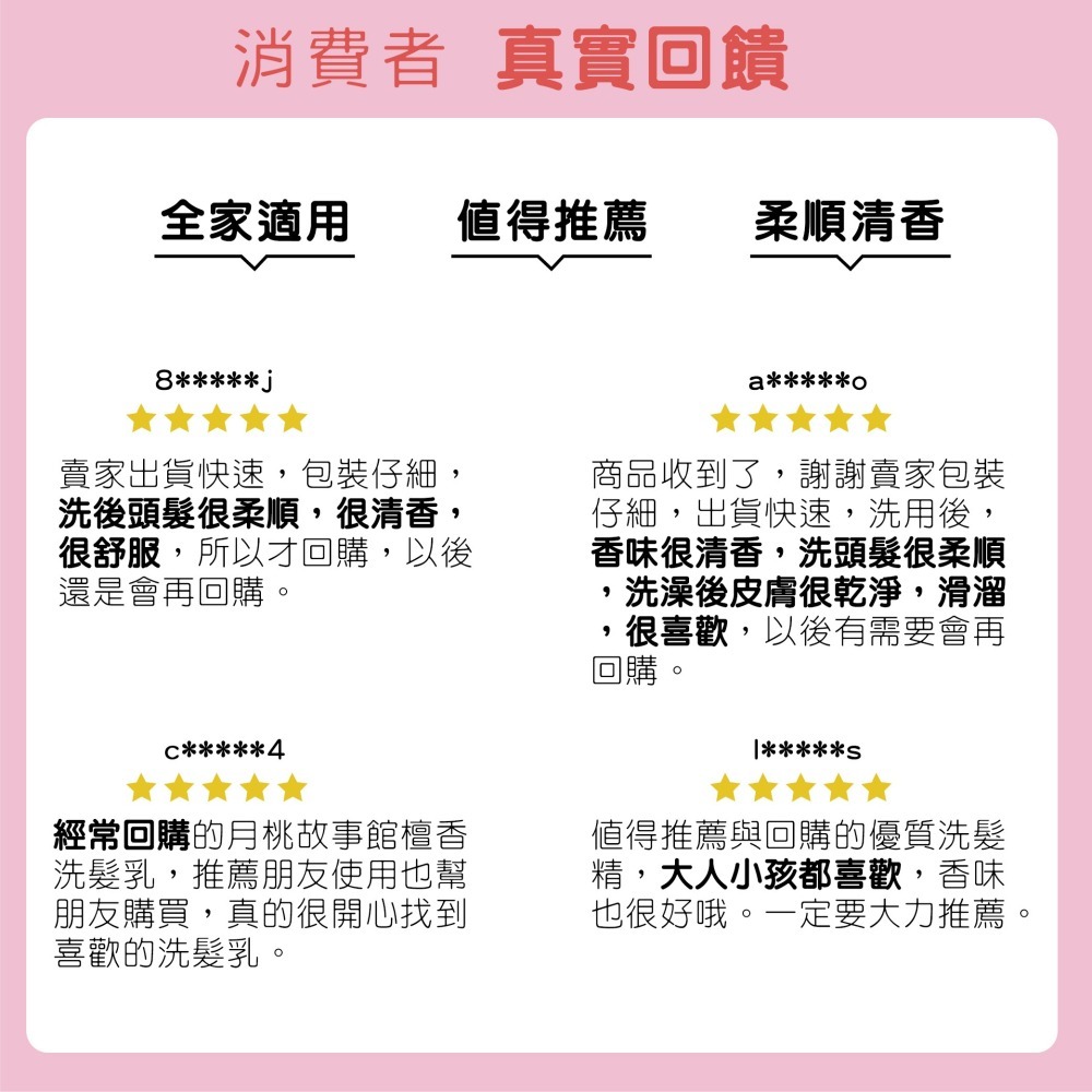 【官方直營】月桃故事館｜檀香洗髮乳1000ml｜療癒木質香 柔順不打結 溫和洗淨 台灣製造-細節圖3