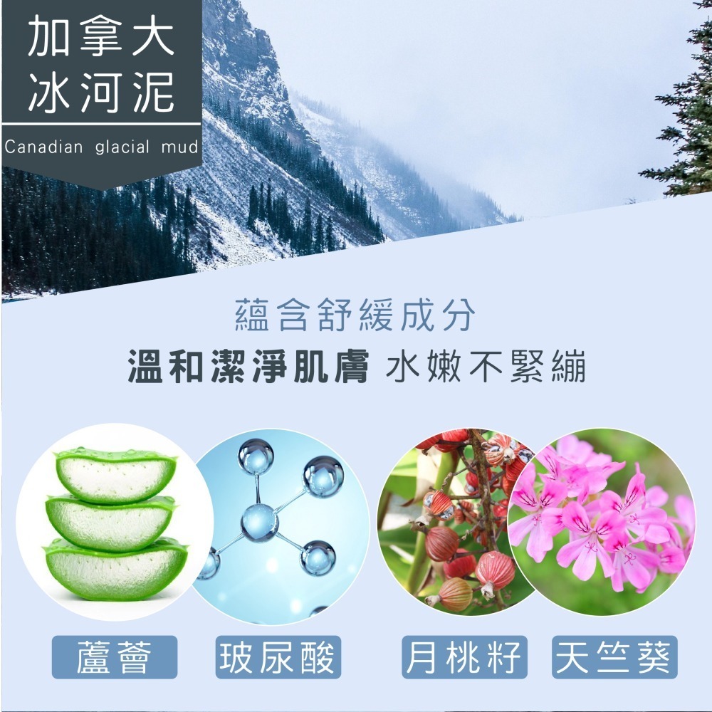 【官方直營】月桃 X 加拿大冰河泥膜｜深層清潔｜高效保濕 X 淨化亮膚｜溫和調理-細節圖2