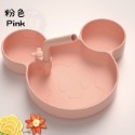 🔥現貨🔥迪士尼 兒童矽膠餐盤 吸盤碗 寶寶餐具 卡通可愛嬰兒矽膠防摔輔食碗 分隔餐盤-規格圖9
