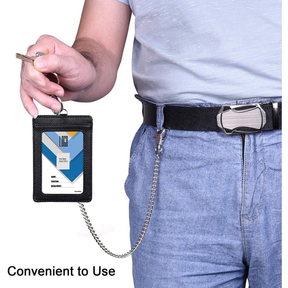 60CM防丟鑰匙鏈  錢包 牛仔褲錢包手提鏈 歐美個性ins嘻哈褲鏈 三層圓形拼接鏈條新潮金屬褲子配飾-細節圖5