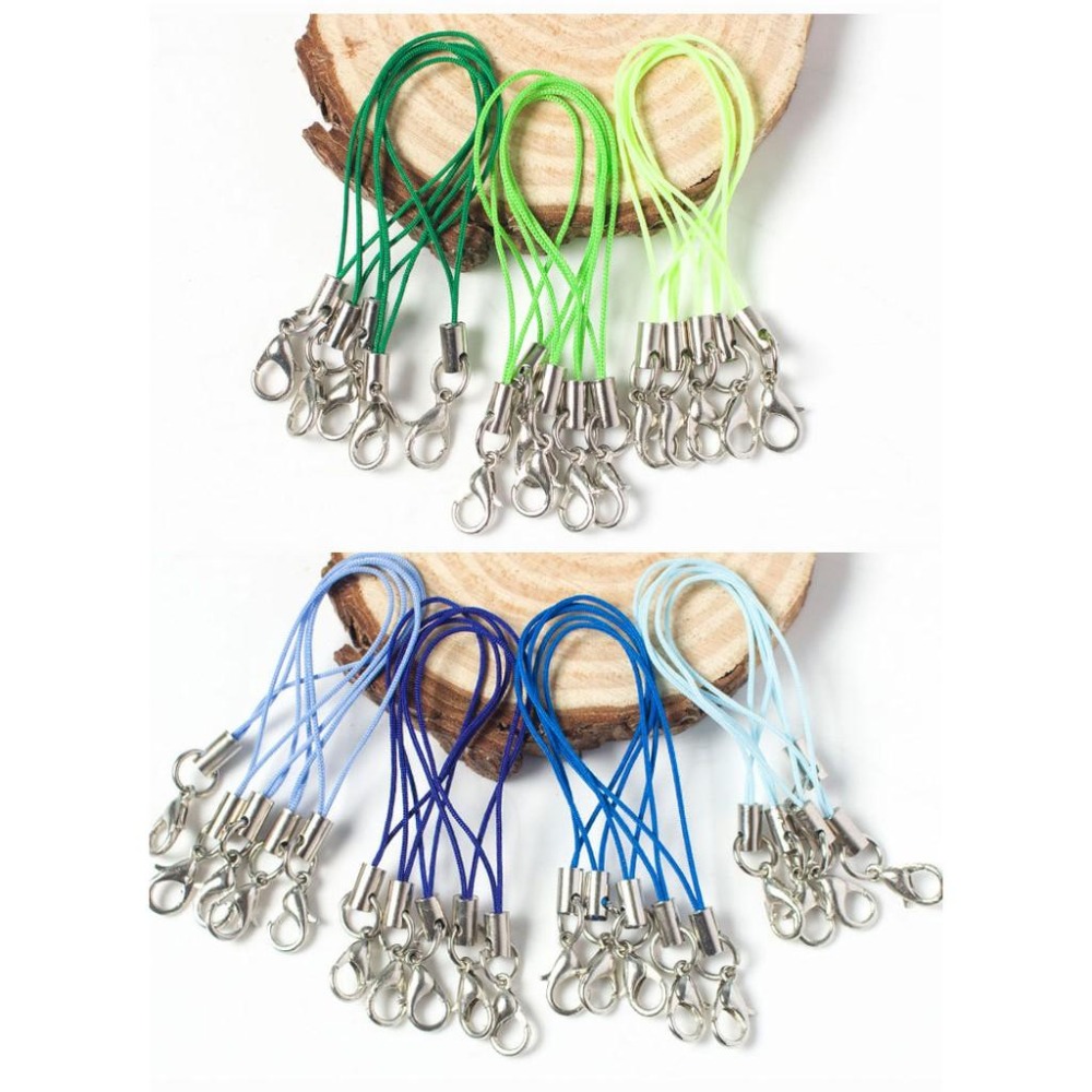 DIY 飾品配件 彩色手機繩 吊繩 掛繩 蝦扣 龍蝦扣手機掛繩 鋅合金 手工材料 手機繩 龍蝦鈎 飾繩-細節圖8