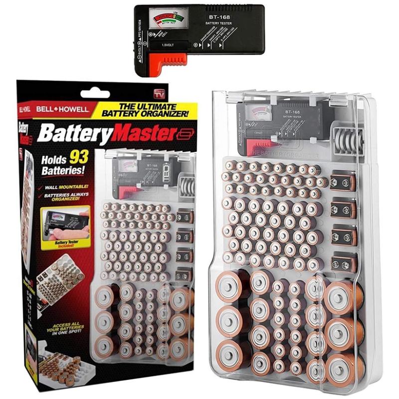 新款Battery Master 儲存電池盒 電池收納盒 電池容量測試儀 充電電池 電池盒 儲藏盒 存放盒-細節圖2