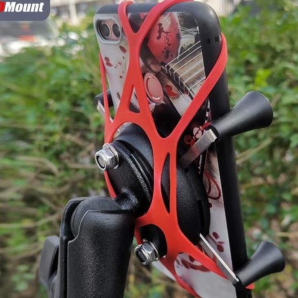 機車X型手機支架防掉網 手機防掉網 手機 X型手機防護網 自行車支架防護網 固定網 保護網 防摔網-細節圖9