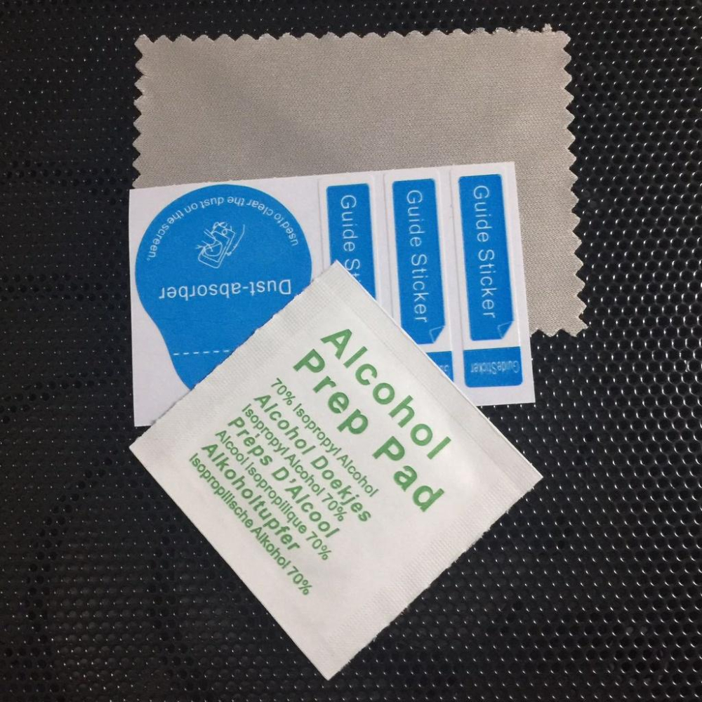 貼膜輔助工具包 貼膜工具 除塵紙 乾溼酒精 玻璃貼工具 拭鏡布 拭淨布 鋼化膜 貼膜 玻璃貼工具-細節圖5