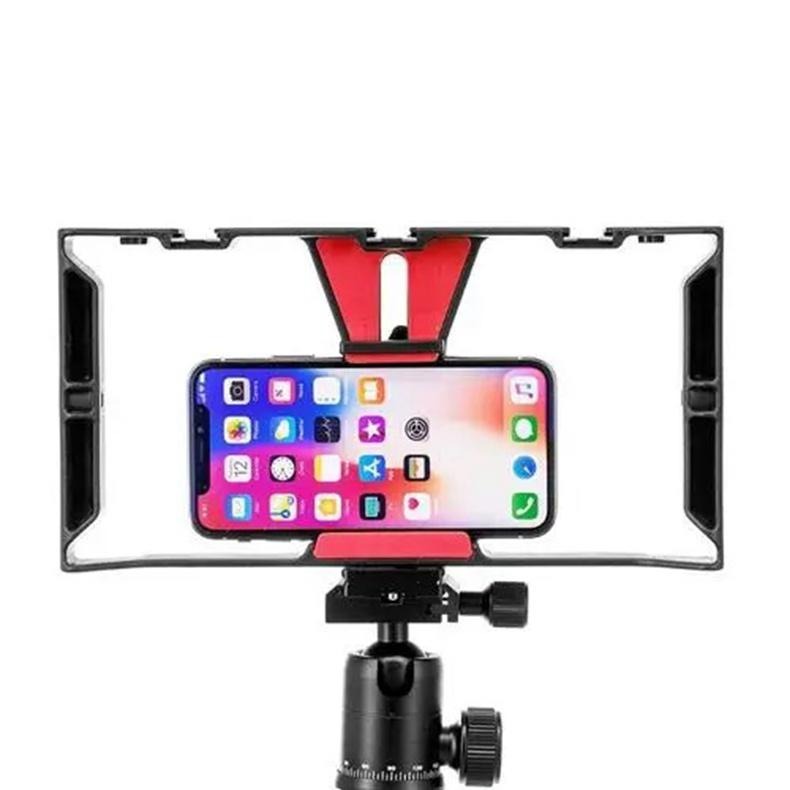 手機框架 手持平衡攝像 二代手機兔籠穩定器 拍電影視控器穩定器 支架手機跟拍 兔籠支架 橫豎拍攝-細節圖2