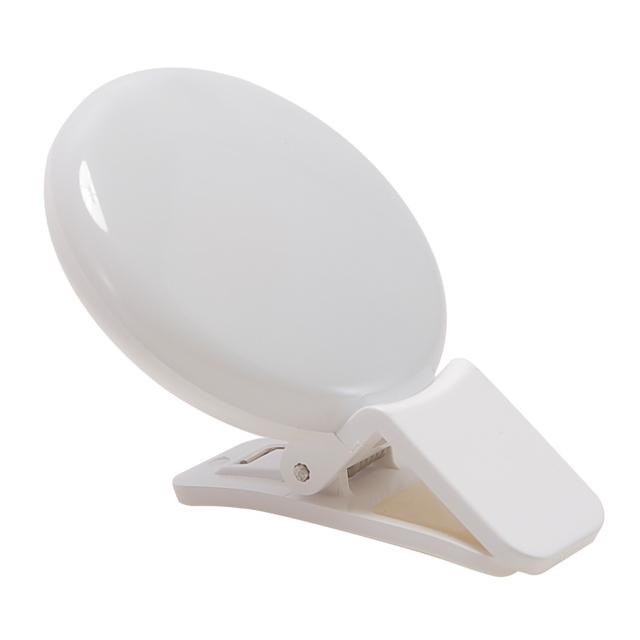 手機直播補光燈 迷你補光燈 美顏瘦臉嫩膚補光 迷你自拍 拍輔助拍照燈 充電款 魅眼補光 三檔調光調色-細節圖2