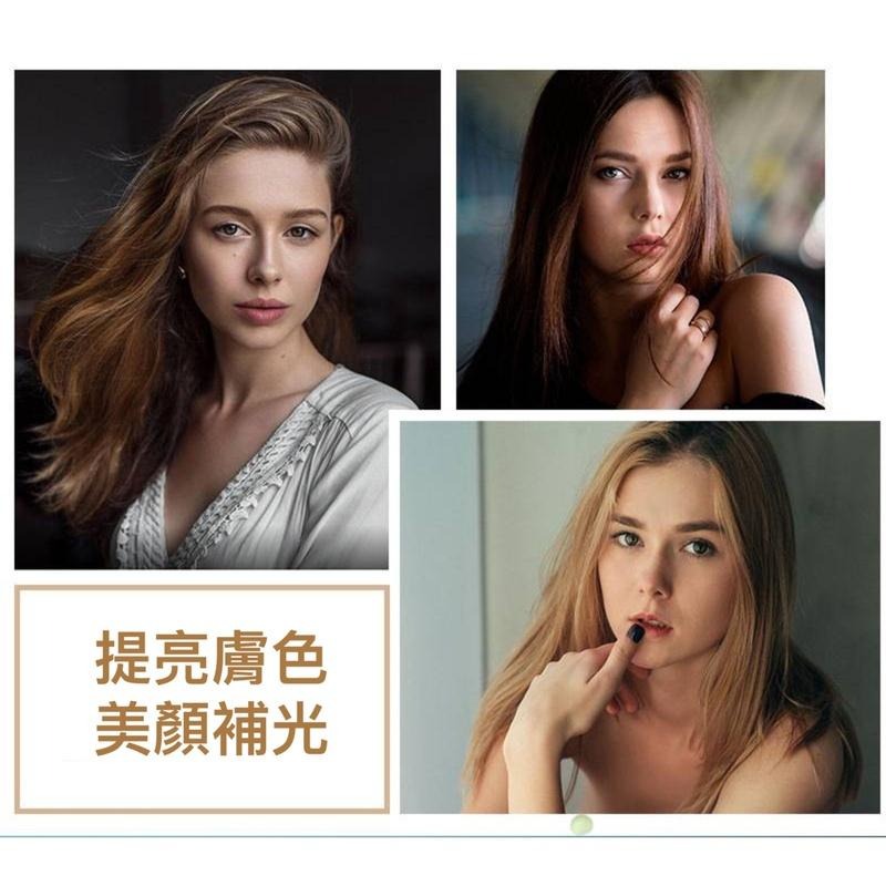 手機直播補光燈 迷你補光燈 美顏瘦臉嫩膚補光 迷你自拍 拍輔助拍照燈 充電款 魅眼補光 三檔調光調色-細節圖6