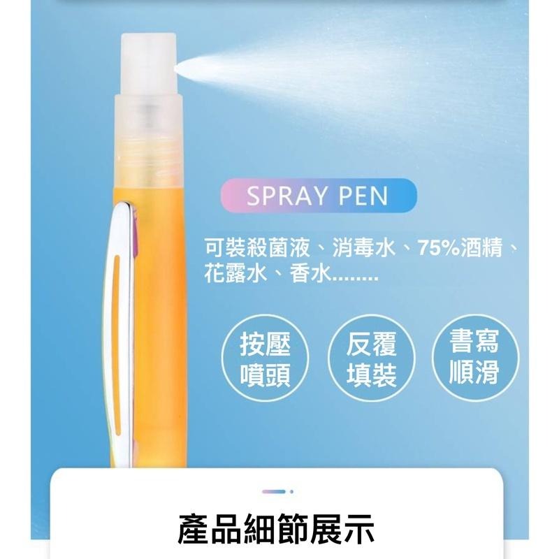 酒精筆 防疫筆二合一 酒精噴霧 多功能防疫筆 隨身防疫工具 可裝酒精/防蚊液/香 買五個送滴管-細節圖4