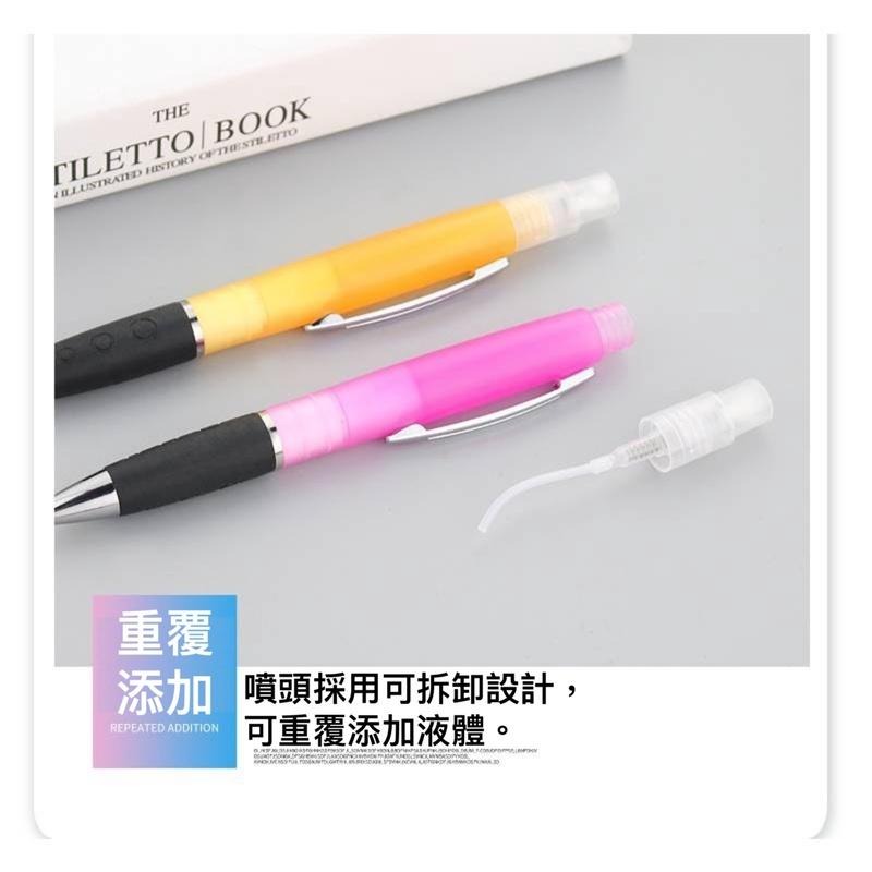 酒精筆 防疫筆二合一 酒精噴霧 多功能防疫筆 隨身防疫工具 可裝酒精/防蚊液/香 買五個送滴管-細節圖9