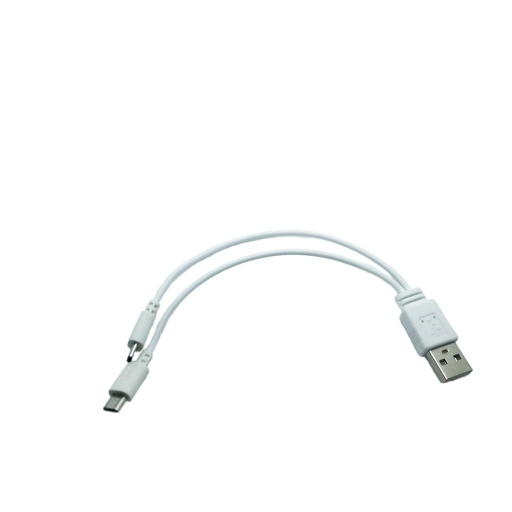 USB一分二充電線 USB公頭 轉micro安卓2條公頭 一拖二延長線15cm-細節圖6