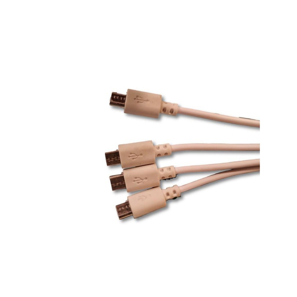 USB一分四充電線 USB公頭 轉micro安卓4條公頭 一拖四延長線15cm-細節圖6