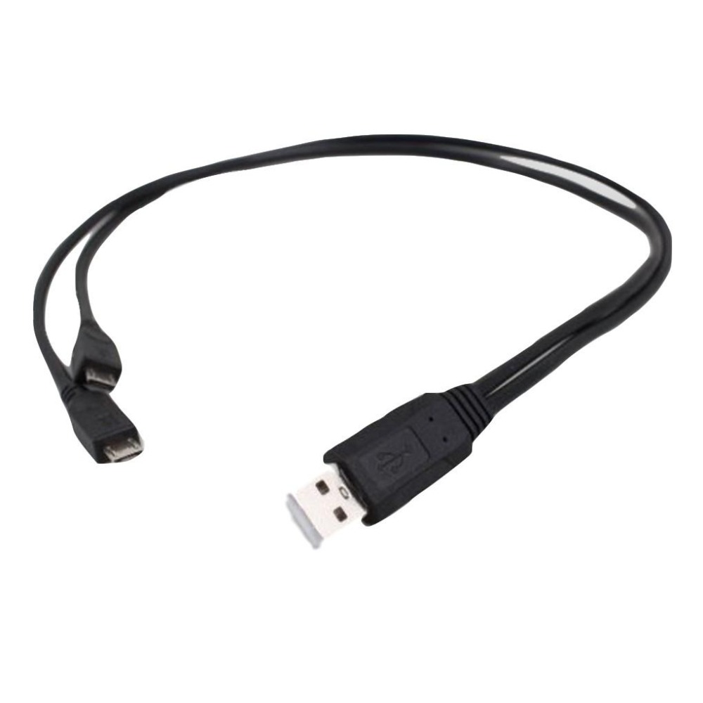 USB一分四充電線 USB公頭 轉mini usb 2條公頭 一拖四延長線15cm-細節圖2