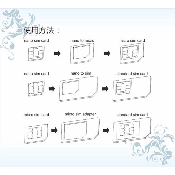 SIM卡取卡針 退卡針 四合一卡套 手機卡托 電話卡貼 小轉大卡 蘋果 Micro nano 取卡針-細節圖6