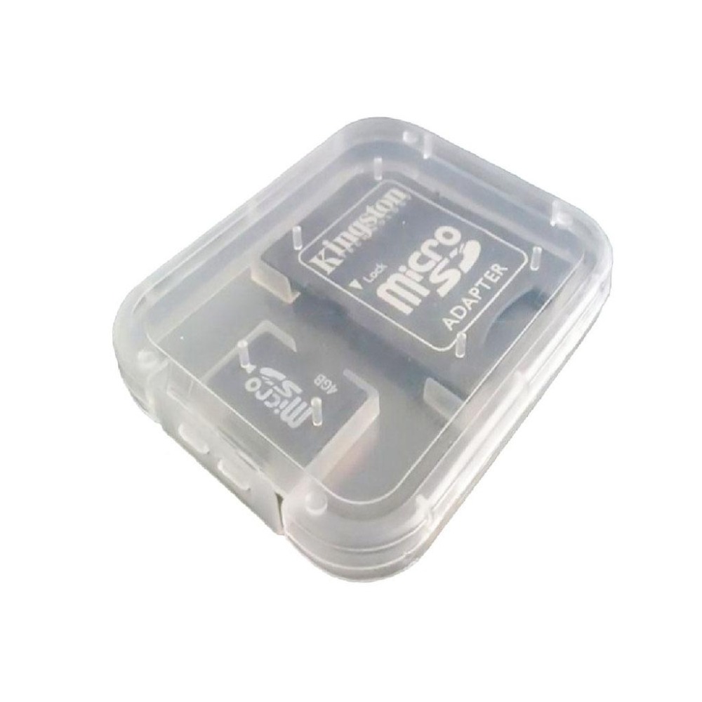 記憶卡保護盒 SD卡盒 TF卡保護盒 Micro SD收納盒 儲存卡盒 小白盒 塑料透明盒 SD TF-細節圖2