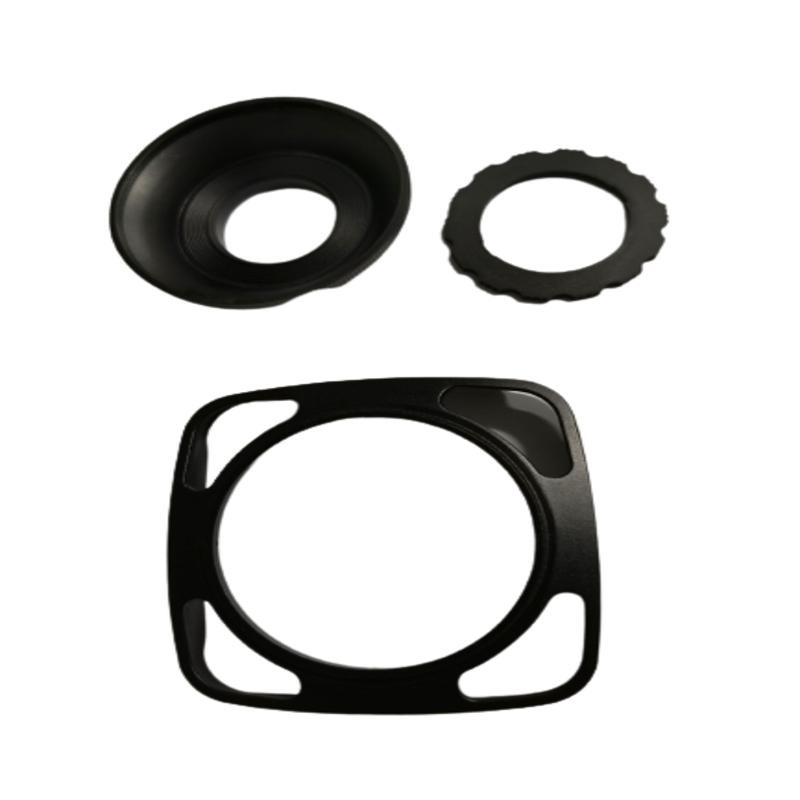 消光罩 微單眼相機鏡頭遮光罩 鏡頭罩可摺疊軟遮陽罩 DV攝像機鏡頭遮光罩-細節圖2
