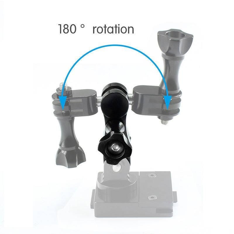 鋁合金魔術手適用GoPro 10/9/8/7 OSMO/Insta360運動相機 萬向調節臂金屬-細節圖5