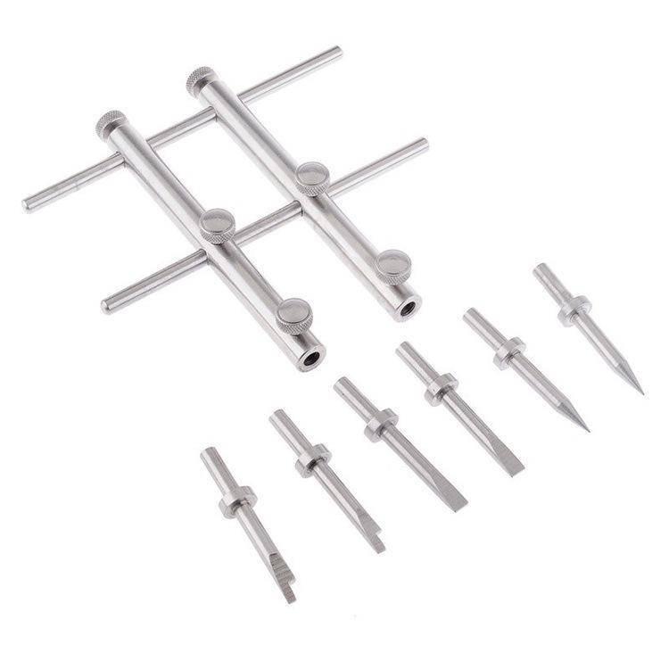 相機鏡頭維修工具組 井字扳手 草頭井字扳手 鏡頭螺紋整形工具　修理工具三組頭-細節圖5