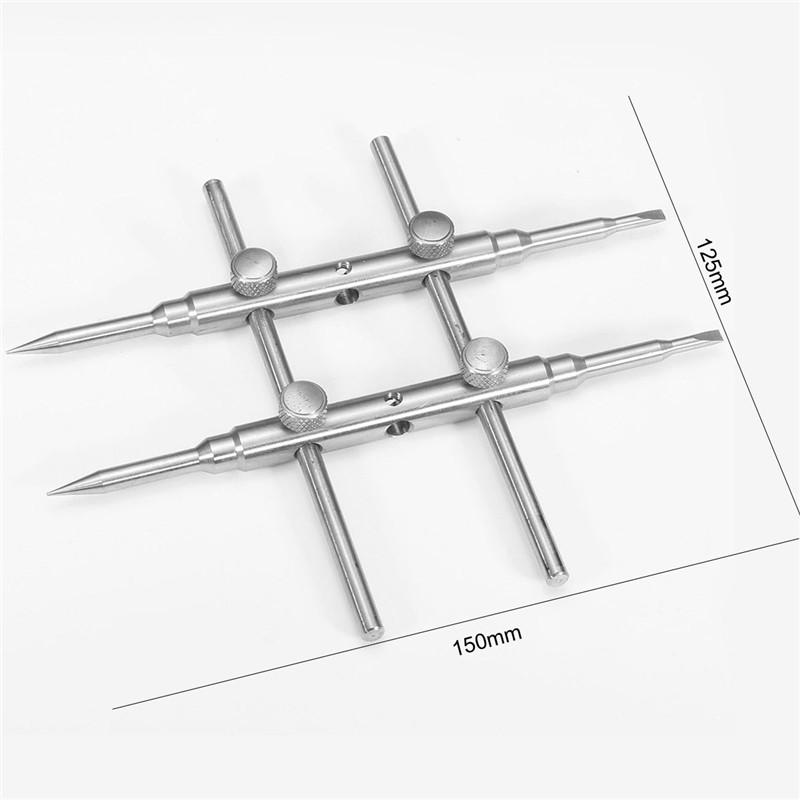 相機鏡頭維修工具組 井字扳手 草頭井字扳手 鏡頭螺紋整形工具　修理工具三組頭-細節圖8