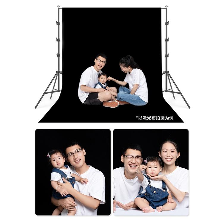 穩固加粗 2*3M攝影背景架 拍照背景板支架 背景支架 直播服裝人像拍攝背景 便攜支架 背景布 掛布-細節圖3