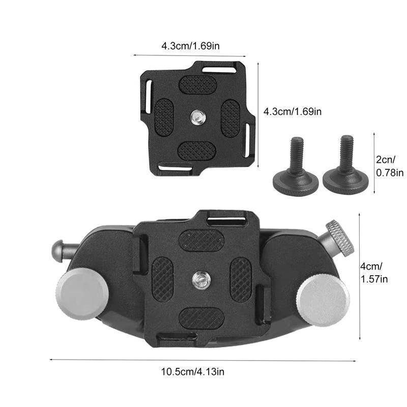 金屬相機快裝腰扣 微單攝影扣 相機快掛腰扣 腰掛 微單反相機快掛 快槍手肩帶掛扣-細節圖3