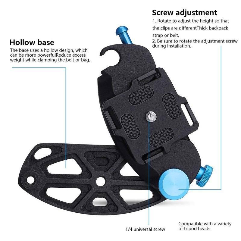 金屬相機快裝腰扣 微單攝影扣 相機快掛腰扣 腰掛 微單反相機快掛 快槍手肩帶掛扣-細節圖8