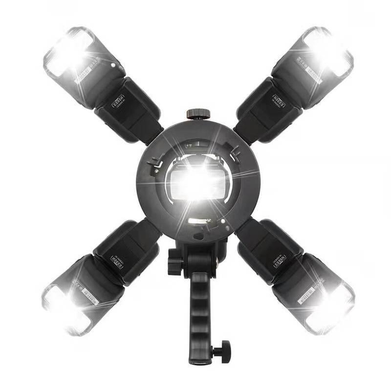 S型閃光燈支架 S形卡盤 機頂閃光燈燈架 S型支架 傘孔多用 閃光燈底座 榮保卡口  愛玲瓏接口-細節圖3