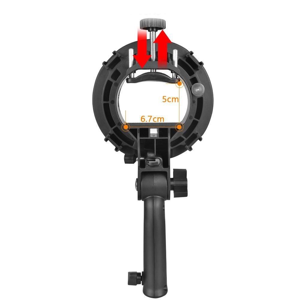 S型閃光燈支架 S形卡盤 機頂閃光燈燈架 S型支架 傘孔多用 閃光燈底座 榮保卡口  愛玲瓏接口-細節圖7