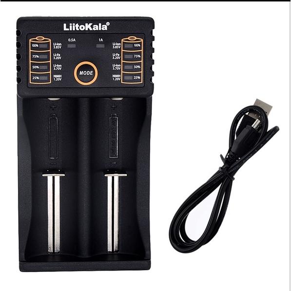 LiitoKala 智能雙充充電器 電池充電器 可充 18650 26650 可修復電池-細節圖2