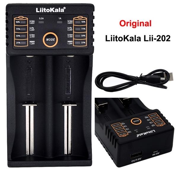 LiitoKala 智能雙充充電器 電池充電器 可充 18650 26650 可修復電池-細節圖3