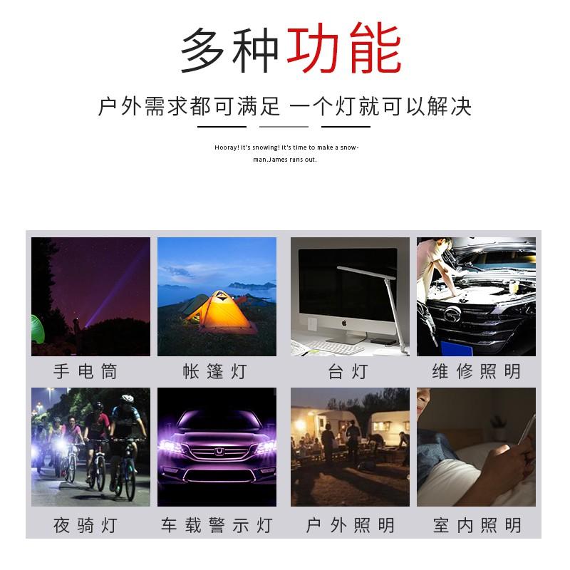 LED充電燈管 露營燈 擺攤燈 檯燈 USB行動燈管 手電筒 化妝燈 磁吸燈 工作燈 緊急照明燈-細節圖3