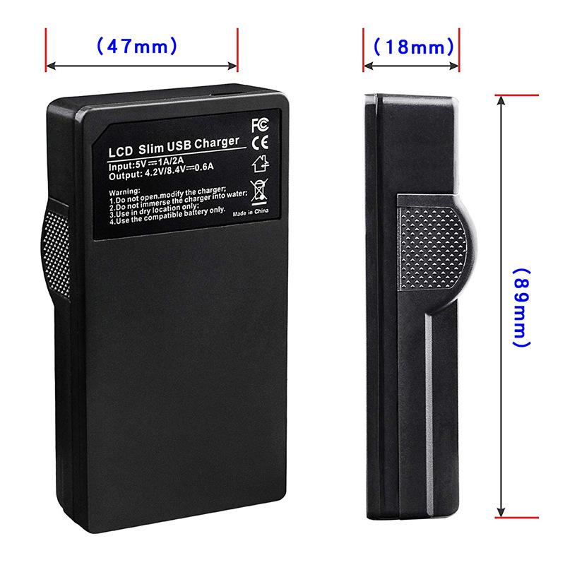 數碼相機充電器 USB液晶單充 BX1 FW50 FZ100 LPE6 LPE8 FV EN 14-細節圖7
